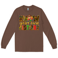 Chestnut know your own history Long Sleeve Tee - texasbilliewilder