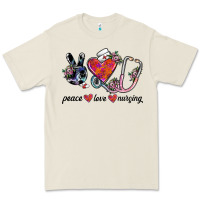 Bone peace love nursing Premium Tee - SublimationCraftShop