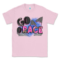 Bubblegum Pink go race Classic Tee - Zillion Design Studio