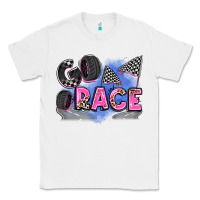 White go race Classic Tee - Zillion Design Studio