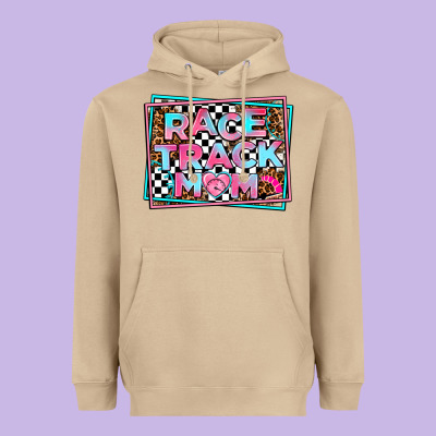 Race Track Mom Heavyweight Hoodie Designed By Adodesignshop
