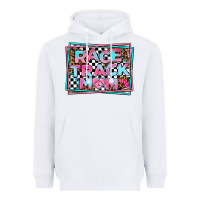White race track mom Heavyweight Hoodie - AdoDesignShop
