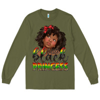 Army Green little black princess Long Sleeve Tee - texasbilliewilder