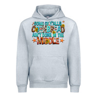 Heather Grey some of yalls cornbread aint done in the middle Urban Hoodie - NancyCooperArtShop