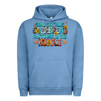 Pigment Pebble Blue some of yalls cornbread aint done in the middle Urban Hoodie - NancyCooperArtShop