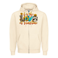 Sandshell for the love of sunshine Zipper Hoodie - Zillion Design Studio