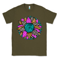 Army Green race sunflower Classic Tee - Zillion Design Studio