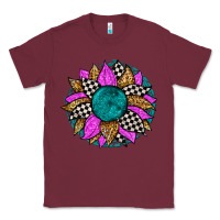 Burgundy race sunflower Classic Tee - Zillion Design Studio