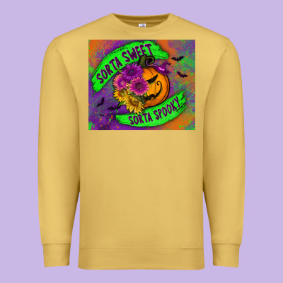 Sorta Sweet Sorta Spooky Mousepad Premium Sweatshirt Designed By Bundleandbundleshop