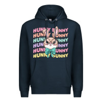 Navy hunny bunny Premium Hoodie - MaliasSmallBusiness