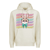 Oatmeal Heather hunny bunny Premium Hoodie - MaliasSmallBusiness
