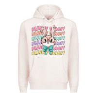 Pale Pink hunny bunny Premium Hoodie - MaliasSmallBusiness
