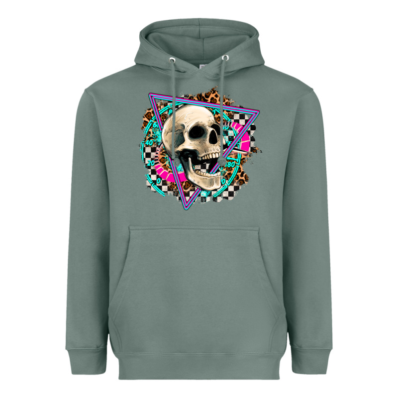 Race Skull Heavyweight Hoodie by AdoDesignShop | Teevron