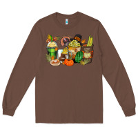 Chestnut thanksgiving coffee cups Long Sleeve Tee - Zillion Design Studio