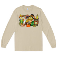 Mushroom thanksgiving coffee cups Long Sleeve Tee - Zillion Design Studio
