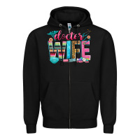 Black doctor wife Zipper Hoodie - Zillion Design Studio