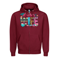 Burgundy doctor wife Zipper Hoodie - Zillion Design Studio