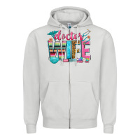 Dove Grey doctor wife Zipper Hoodie - Zillion Design Studio