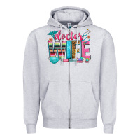 Heather Grey doctor wife Zipper Hoodie - Zillion Design Studio