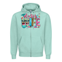 Seafoam doctor wife Zipper Hoodie - Zillion Design Studio