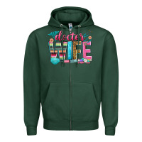 Sports Green doctor wife Zipper Hoodie - Zillion Design Studio