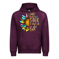 Mauve Wine she believed she could so she did Urban Hoodie - NancyCooperArtShop