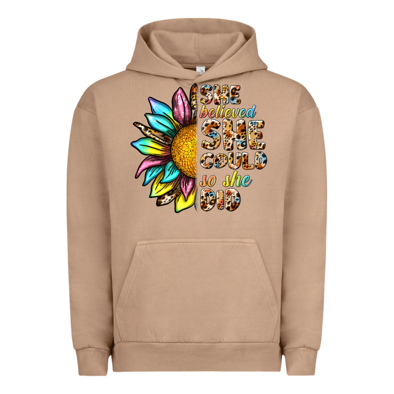 She Believed She Could So She Did Urban Hoodie by NancyCooperArtShop | Teevron