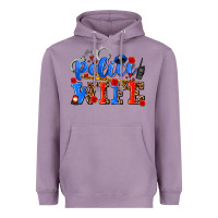 Lavender police wife Heavyweight Hoodie - AdoDesignShop