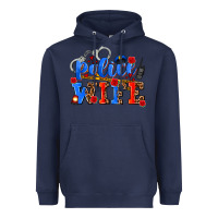 Navy police wife Heavyweight Hoodie - AdoDesignShop