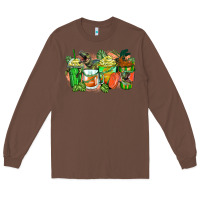 Chestnut t rex coffee cups Long Sleeve Tee - Zillion Design Studio
