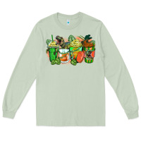 Matcha t rex coffee cups Long Sleeve Tee - Zillion Design Studio