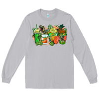 Moon Dust t rex coffee cups Long Sleeve Tee - Zillion Design Studio