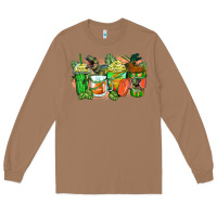 Toasted Coconut t rex coffee cups Long Sleeve Tee - Zillion Design Studio