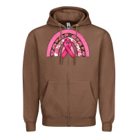 Chestnut breast cancer rainbow Zipper Hoodie - RanaPortraitStore