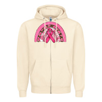 Sandshell breast cancer rainbow Zipper Hoodie - RanaPortraitStore