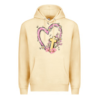 Pina Colada heart cross Premium Hoodie - MaliasSmallBusiness