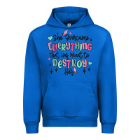 Cobalt she overcame everything that was meant to destroy Urban Hoodie - MaliasSmallBusiness