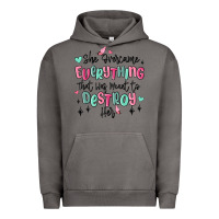 Pigment Tornado she overcame everything that was meant to destroy Urban Hoodie - MaliasSmallBusiness