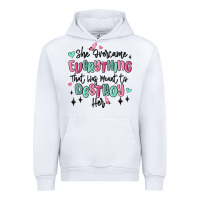 White she overcame everything that was meant to destroy Urban Hoodie - MaliasSmallBusiness