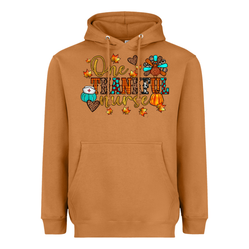 One Thankful Nurse Heavyweight Hoodie by JahusDesignShop | Teevron