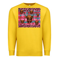 Lemon highland cow valentines Premium Sweatshirt - JahusDesignShop