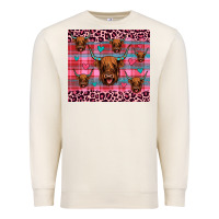 Sandshell highland cow valentines Premium Sweatshirt - JahusDesignShop