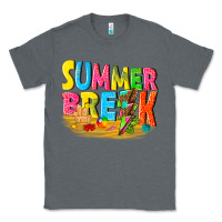 Charcoal Heather summer break Classic Tee - texasbilliewilder