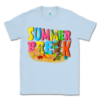 Dusty Blue summer break Classic Tee - texasbilliewilder