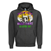 Charcoal Heather Feeling Cute Might Haunt U Later Zipper Hoodie - texasbilliewilder