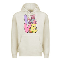 Oatmeal Heather love easter gnome Premium Hoodie - MaliasSmallBusiness