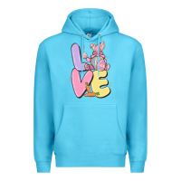 Ocean Blue love easter gnome Premium Hoodie - MaliasSmallBusiness