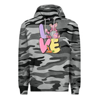Slate Camo love easter gnome Premium Hoodie - MaliasSmallBusiness