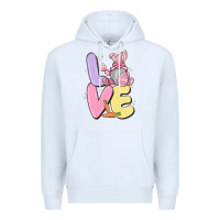 White love easter gnome Premium Hoodie - MaliasSmallBusiness