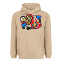 Mushroom western leopard  police   hearts Heavyweight Hoodie - AdoDesignShop
